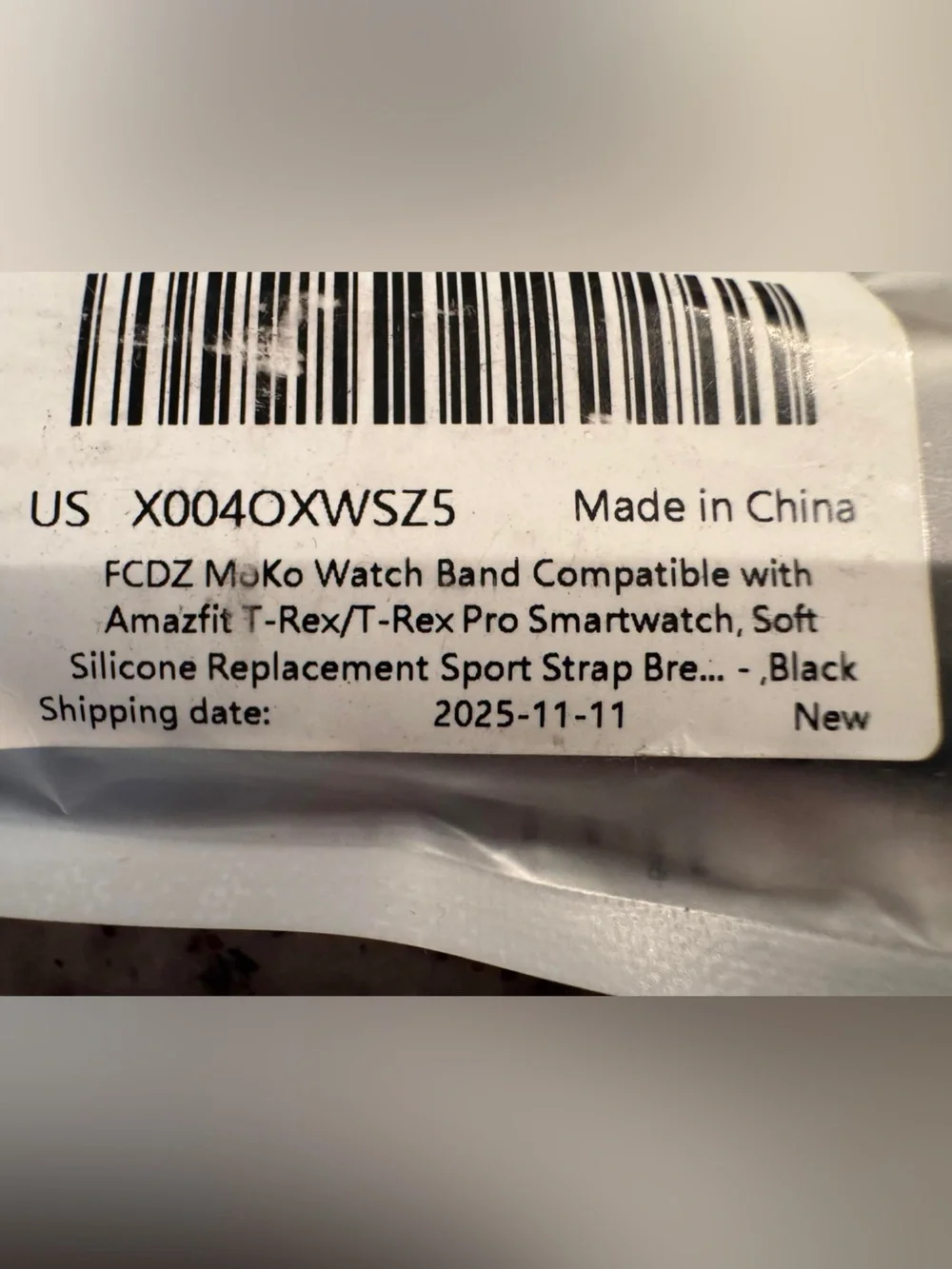 T-Rex / T-Rex Pro Premium Silicone Watch Band - Black